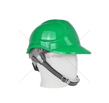 Přilba ochranná, nastavitelná, zelená - GEKO