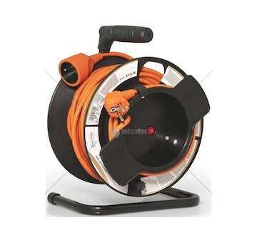 Prodlužovací kabel na bubnu RPC 52, 25 m, 1 zásuvka,  3 x 1,5 mm² RETLUX