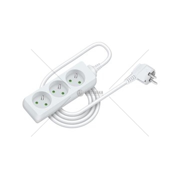 Prodlužovací přívod RPC 02, 2,2 m, 3 zásuvky, 3 x 1,0 mm²  RETLUX