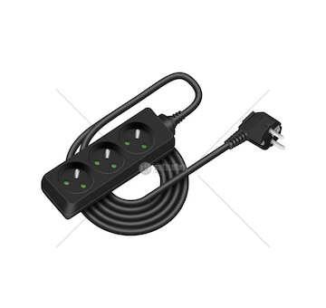 Prodlužovací přívod RPC 03B, 3 m, 3 zásuvky, 3 x 1,0 mm²  RETLUX