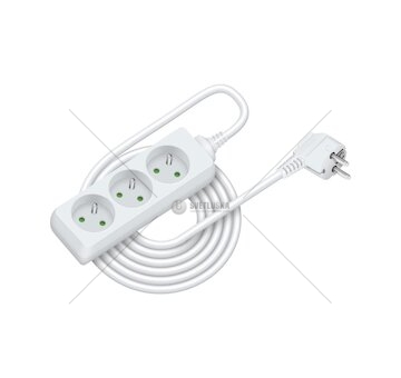 Prodlužovací přívod RPC 04, 5 m, 3 zásuvky, 3 x 1,0 mm²  RETLUX