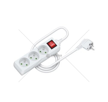 Prodlužovací přívod RPC 18, 1,5 m, 3 zásuvky, 3 x 1,0 mm² WS RETLUX