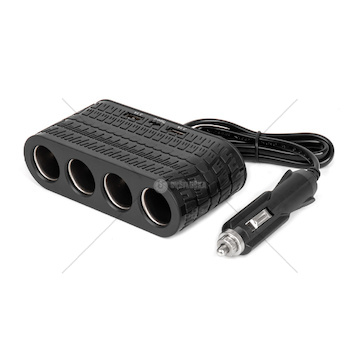 Prodlužovací zásuvka 2x USB-A 1x USB-C 12/24V 120W 80cm AMiO-04367