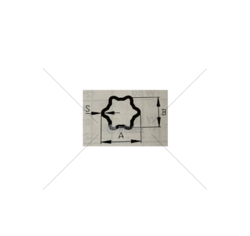 profil hvězda 71,5x57,5x5 ( vnější T09 ) B-60220T10