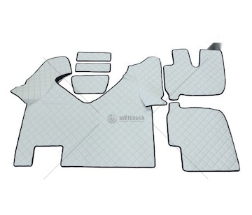 Prošívaný koberec IVECO Hi-Way 2017- béžový 0009401/PIK/BEZ