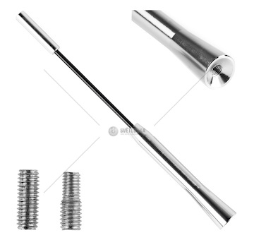 Prut autoantény 20 cm 5 / 6mm adaptér ANTM05