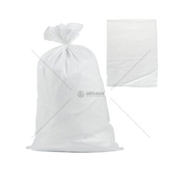 Pytel polypropylenový 50x80 cm, 30 kg, bílý - GEKO
