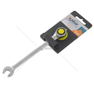 Ráčnový klíč očkoplochý 9mm CrV