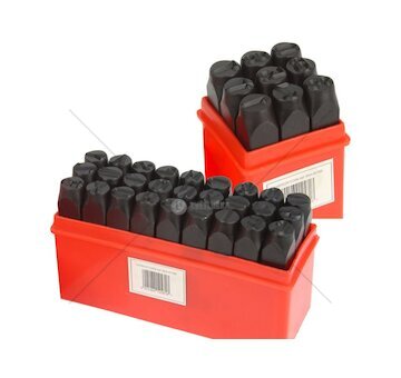 Raznice písmena a číslice, sada razidel 36 ks, 10 mm MAR-POL