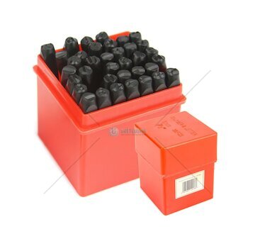 Raznice písmena a číslice, sada razidel 36 ks, 5 mm MAR-POL