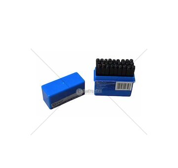 Raznice písmena, sada razidel 27 ks, 5 mm GEKO