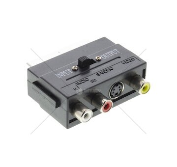 Redukce SAV 151-000 Scart na 3× Chinch + SVHS - SENCOR