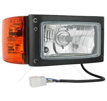 REFLEKTOR H4 PRAWY 245X110 + OBUDOWA  REPR2.42751