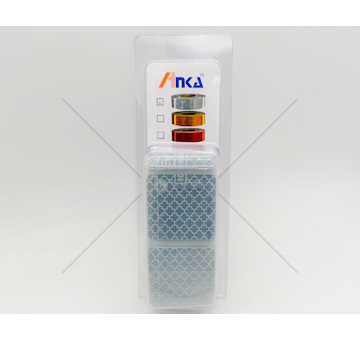 Reflexní páska konturová bílá 4m přerušovaná III. generace