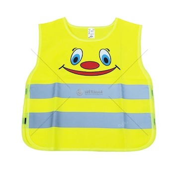 Reflexní vesta dětská žlutá AMiO-01737