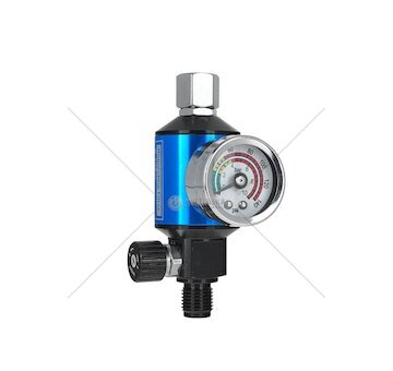 Regulátor tlaku pro stříkací pistoli, s manometrem a odlučovačem vody, 1/4
