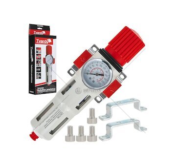 Regulátor tlaku s filtrem a manometrem, 1/2