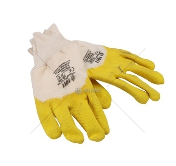 REKAWICE ROBOCZE POWLEKANE GUMA ZOLTE 11  1011-11