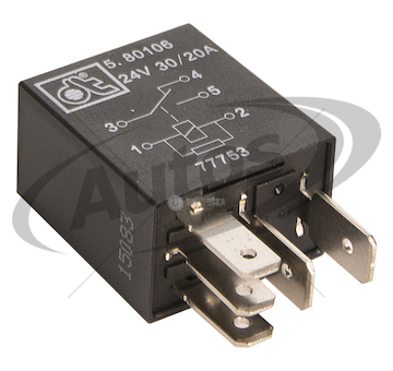 Relé spínací 24v/ 30/20a mercedes, volvo, daf 0179138_A