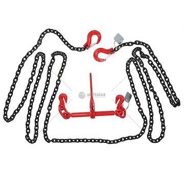 Řetězový vázací prostředek dvouramenný 4T/průměr 8mm/délka 7,0m GM-O-G8/8/7000