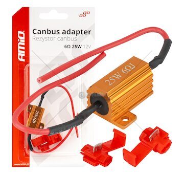 Rezistor pro LED žárovky CANBUS 6? 25W AMiO-04092