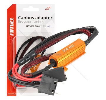 Rezistor pro LED žárovky CANBUS 6? 50W H7 AMiO-04089