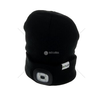 RLB 100 Svítící čepice nabíjecí černá RETLUX