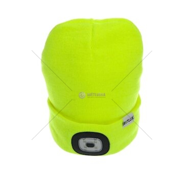 RLB 101 Svítící čepice nabíjecí žlutá RETLUX