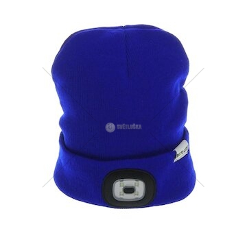 RLB 102 Svítící čepice nabíjecí modrá RETLUX