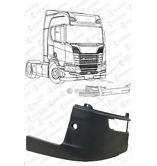 Roh nárazníku přední p scania r/r500/s/s580 euro 6 od 2017 0237556_A