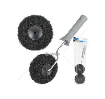 Rohový váleček na stěrky a tmely s rukojetí 10 cm + náhradní váleček - GEKO