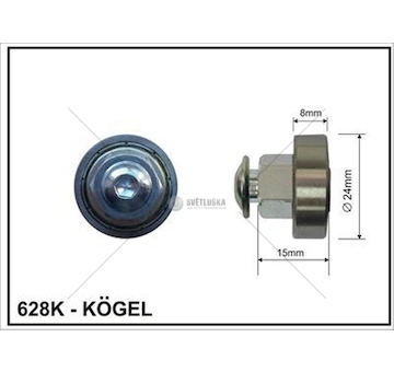 ROLKA POPRZECZKI DACHU SCHMITZ TSE  628K