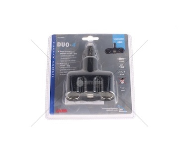 Rozbočovač zapalovače 2 výstupy Lampa LAM39069