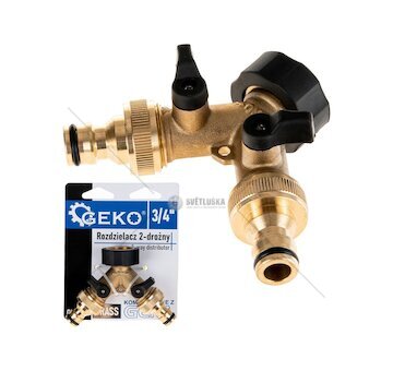 Rozdělovač na kohoutek 2-cestný, vnitřní závit 3/4