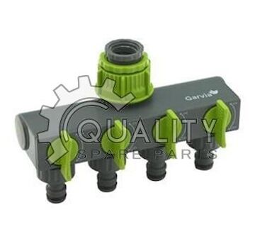 Rozdělovač vody s uzávěry