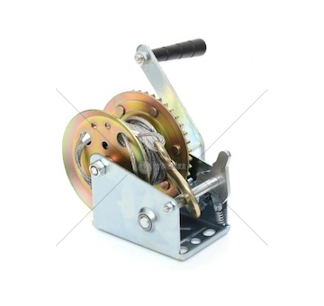 Ruční lanový naviják 1100kg 4,5mm 10m