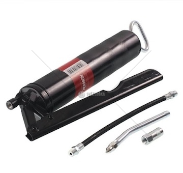 Ruční mazací lis pákový 500ml - sada s hadičkou a nástavcem