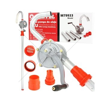 Ruční pumpa/čerpadlo na olej a pohonné hmoty, hliníkové MAR-POL