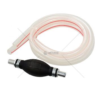 Ruční pumpa mini sací/odsávací mačkací 12 mm s hadicemi 2x1 m GEKO