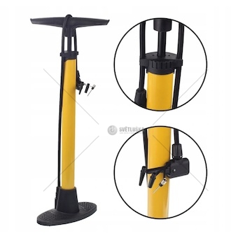 Ruční pumpa na kolo sloupová