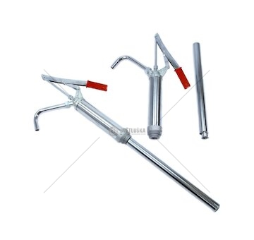 Ruční pumpa na naftu a olej s nízkou viskozitou, stříbrná MAR-POL