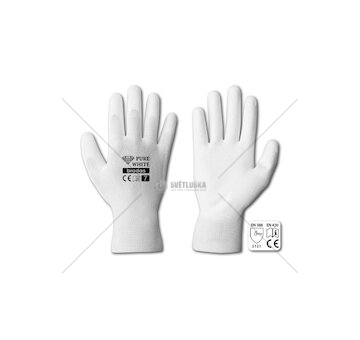 Rukavice ochranné 11" polyuretan PURE WHITE