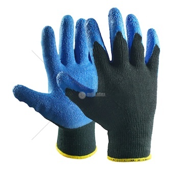 Rukavice pracovní - pogumované textilní 0134414_A