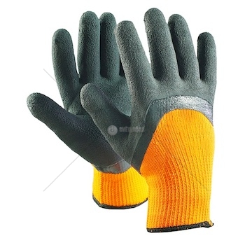 Rukavice pracovní pogumované - zateplené 0134828_A