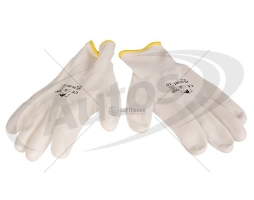 Rukavice pracovní - polyesterové s polyuretanem pro přesnou práci 0169142_A