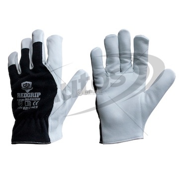 Rukavice pracovní redgrip z lícované kozinky, líc z bavlny, modré, vel.9 0262665_A