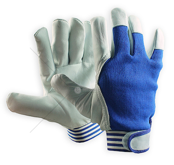 Rukavice pracovní - zateplené - kůže/textil 0169144_A