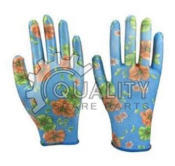 Rukavice zahradnické 10 NITRILE FLOWERS