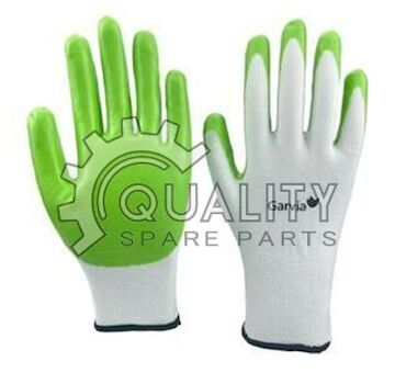 Rukavice zahradnické 10 NITRILE GREEN