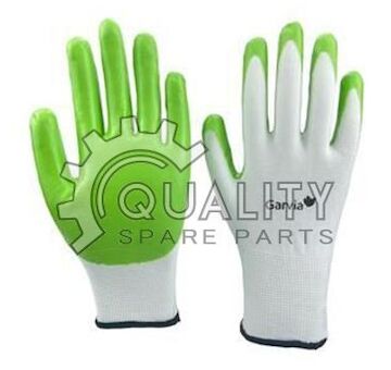 Rukavice zahradnické 8 NITRILE GREEN